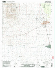 Columbus New Mexico Historical topographic map, 1:24000 scale, 7.5 X 7.5 Minute, Year 1996