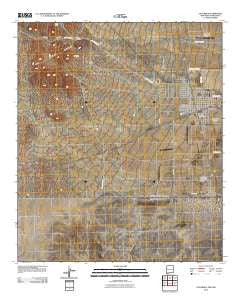 Columbus New Mexico Historical topographic map, 1:24000 scale, 7.5 X 7.5 Minute, Year 2010