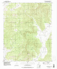 Comanche Peak New Mexico Historical topographic map, 1:24000 scale, 7.5 X 7.5 Minute, Year 1994