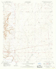Comanche Spring New Mexico Historical topographic map, 1:24000 scale, 7.5 X 7.5 Minute, Year 1950
