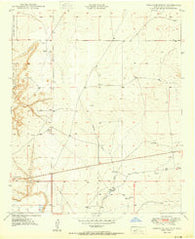 Comanche Spring New Mexico Historical topographic map, 1:24000 scale, 7.5 X 7.5 Minute, Year 1950