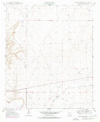 Comanche Spring New Mexico Historical topographic map, 1:24000 scale, 7.5 X 7.5 Minute, Year 1950
