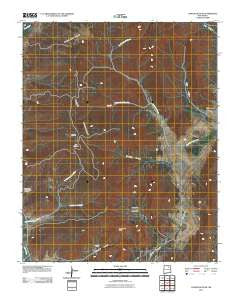 Comanche Peak New Mexico Historical topographic map, 1:24000 scale, 7.5 X 7.5 Minute, Year 2010