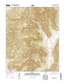Comanche Peak New Mexico Historical topographic map, 1:24000 scale, 7.5 X 7.5 Minute, Year 2013