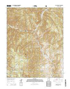Comanche Point New Mexico Current topographic map, 1:24000 scale, 7.5 X 7.5 Minute, Year 2013