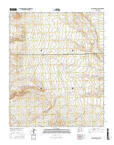 Comanche Ranch New Mexico Current topographic map, 1:24000 scale, 7.5 X 7.5 Minute, Year 2017