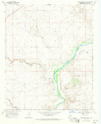 Conejo Creek East New Mexico Historical topographic map, 1:24000 scale, 7.5 X 7.5 Minute, Year 1967