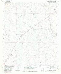 Conejo Creek West New Mexico Historical topographic map, 1:24000 scale, 7.5 X 7.5 Minute, Year 1967