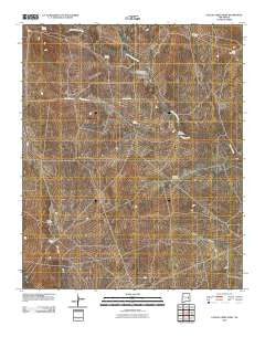 Conejo Creek West New Mexico Historical topographic map, 1:24000 scale, 7.5 X 7.5 Minute, Year 2010
