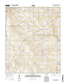 Conejo Creek West New Mexico Historical topographic map, 1:24000 scale, 7.5 X 7.5 Minute, Year 2013