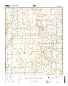 Connor Well New Mexico Current topographic map, 1:24000 scale, 7.5 X 7.5 Minute, Year 2017