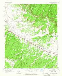 Continental Divide New Mexico Historical topographic map, 1:24000 scale, 7.5 X 7.5 Minute, Year 1962