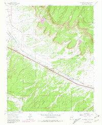 Continental Divide New Mexico Historical topographic map, 1:24000 scale, 7.5 X 7.5 Minute, Year 1962