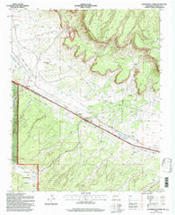 Continental Divide New Mexico Historical topographic map, 1:24000 scale, 7.5 X 7.5 Minute, Year 1995