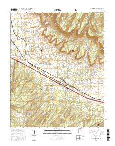 Continental Divide New Mexico Current topographic map, 1:24000 scale, 7.5 X 7.5 Minute, Year 2017