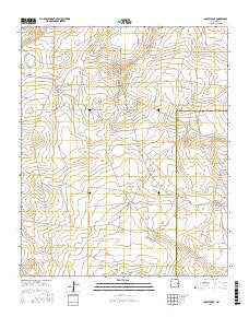 Cooley Lake New Mexico Current topographic map, 1:24000 scale, 7.5 X 7.5 Minute, Year 2017