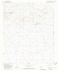 Cooper Ranch New Mexico Historical topographic map, 1:24000 scale, 7.5 X 7.5 Minute, Year 1966