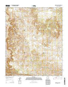 Cooper Canyon New Mexico Historical topographic map, 1:24000 scale, 7.5 X 7.5 Minute, Year 2013
