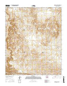 Cooper Canyon New Mexico Current topographic map, 1:24000 scale, 7.5 X 7.5 Minute, Year 2017