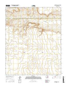 Cooper Ranch New Mexico Current topographic map, 1:24000 scale, 7.5 X 7.5 Minute, Year 2017