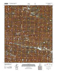 Copperas Peak New Mexico Historical topographic map, 1:24000 scale, 7.5 X 7.5 Minute, Year 2011