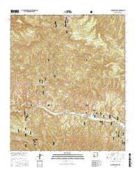 Copperas Peak New Mexico Current topographic map, 1:24000 scale, 7.5 X 7.5 Minute, Year 2017