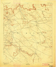 Corazon New Mexico Historical topographic map, 1:125000 scale, 30 X 30 Minute, Year 1894