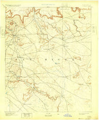 Corazon New Mexico Historical topographic map, 1:125000 scale, 30 X 30 Minute, Year 1894