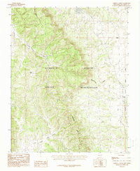 Cordova Canyon New Mexico Historical topographic map, 1:24000 scale, 7.5 X 7.5 Minute, Year 1983