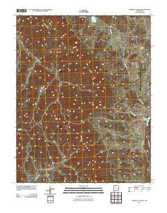 Cordova Canyon New Mexico Historical topographic map, 1:24000 scale, 7.5 X 7.5 Minute, Year 2011