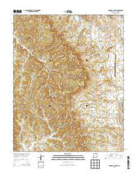 Cordova Canyon New Mexico Historical topographic map, 1:24000 scale, 7.5 X 7.5 Minute, Year 2013
