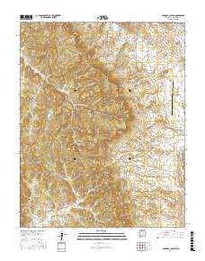 Cordova Canyon New Mexico Current topographic map, 1:24000 scale, 7.5 X 7.5 Minute, Year 2017