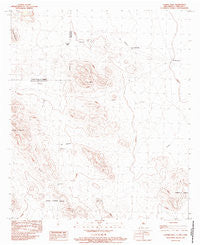 Corner Well New Mexico Historical topographic map, 1:24000 scale, 7.5 X 7.5 Minute, Year 1983
