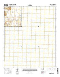 Corner Well New Mexico Current topographic map, 1:24000 scale, 7.5 X 7.5 Minute, Year 2017