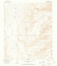 Cornucopia Canyon New Mexico Historical topographic map, 1:24000 scale, 7.5 X 7.5 Minute, Year 1963