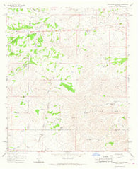 Cornucopia Canyon New Mexico Historical topographic map, 1:24000 scale, 7.5 X 7.5 Minute, Year 1965