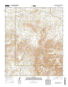 Cornucopia Canyon New Mexico Historical topographic map, 1:24000 scale, 7.5 X 7.5 Minute, Year 2013