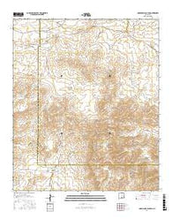 Cornucopia Canyon New Mexico Current topographic map, 1:24000 scale, 7.5 X 7.5 Minute, Year 2017