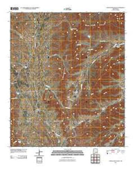 Cornucopia Ranch New Mexico Historical topographic map, 1:24000 scale, 7.5 X 7.5 Minute, Year 2010