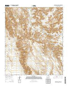Cornucopia Ranch SE New Mexico Historical topographic map, 1:24000 scale, 7.5 X 7.5 Minute, Year 2013