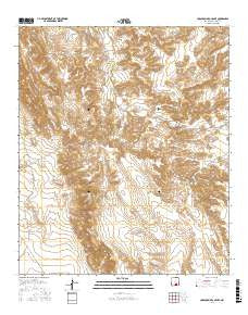 Cornucopia Ranch SE New Mexico Current topographic map, 1:24000 scale, 7.5 X 7.5 Minute, Year 2017