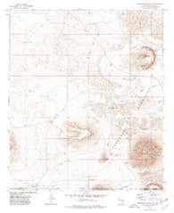 Cornudas Mountain New Mexico Historical topographic map, 1:24000 scale, 7.5 X 7.5 Minute, Year 1975