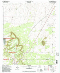 Corona North New Mexico Historical topographic map, 1:24000 scale, 7.5 X 7.5 Minute, Year 1995