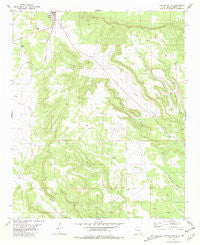 Corona South New Mexico Historical topographic map, 1:24000 scale, 7.5 X 7.5 Minute, Year 1981