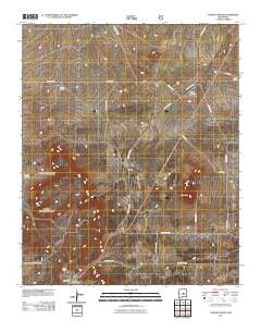 Corona North New Mexico Historical topographic map, 1:24000 scale, 7.5 X 7.5 Minute, Year 2011