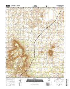 Corona North New Mexico Current topographic map, 1:24000 scale, 7.5 X 7.5 Minute, Year 2017