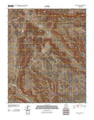 Corona South New Mexico Historical topographic map, 1:24000 scale, 7.5 X 7.5 Minute, Year 2010