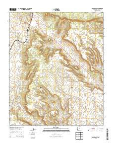 Corona South New Mexico Historical topographic map, 1:24000 scale, 7.5 X 7.5 Minute, Year 2013