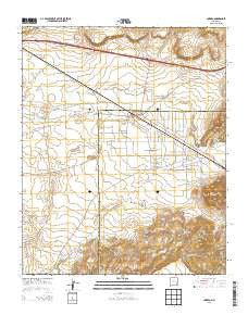 Correo New Mexico Historical topographic map, 1:24000 scale, 7.5 X 7.5 Minute, Year 2013