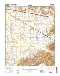 Correo New Mexico Current topographic map, 1:24000 scale, 7.5 X 7.5 Minute, Year 2017